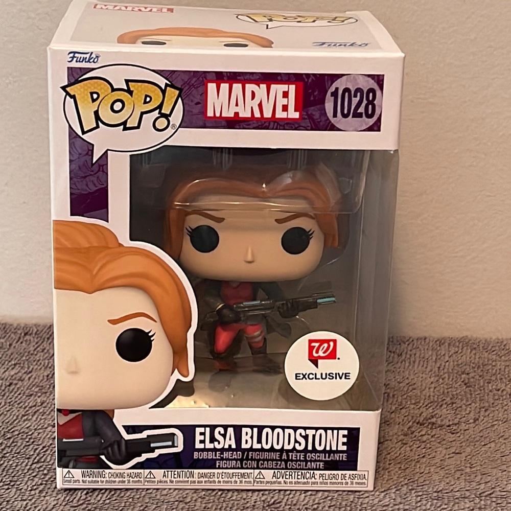 Funko Pop ELSA BLOODSTONE 1028 Marvel Walgreens Exclusive Bobble-Head Figure